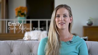 Emilys talks about Treating her Psoriasis  Clarify Home Phototherapy 30 Seconds [upl. by Ibbed]