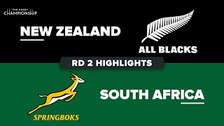 The Rugby Championship 2023  New Zealand v South Africa  Rd 2 Highlights [upl. by Nottnerb166]