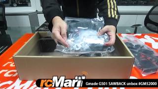 rcMart  Gmade 110 GS01 Sawback Full Time 4WD EP Crawler Car Kit GM52000 Unbox [upl. by Chelsie]