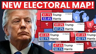 2024 Electoral Map Based On Prediction Markets NEWEST BETTING ODDS [upl. by Eisserc]