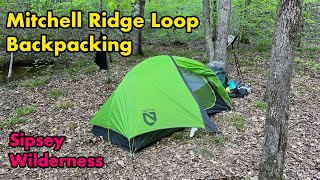 Backpacking the Mitchell Ridge Loop Trail Sipsey Wilderness Alabama [upl. by Eneirda]