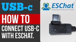 How to connect USBc PushToTalk accessories to the ESChat PTT application [upl. by Adnavoj533]