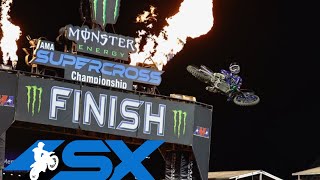 Supercross Round 4 450SX Highlights  Anaheim CA Angel Stadium  Jan 27 2024 [upl. by Eelac]