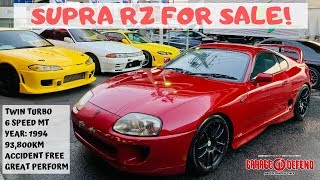 SUPRA RZ FOR SALE TWIN TURBO 6MT YEAR 1994 [upl. by Ynahteb]