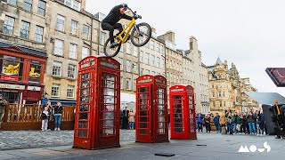 Danny MacAskill putting Mous cases to the test in Edinburgh [upl. by Filipe]