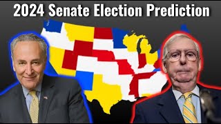 Senate Election Prediction Republicans Vs Democrats September 2024 [upl. by Trainer]