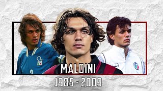 Paolo Maldini The Greatest Defensive Maestro Of Football [upl. by Alyac421]