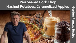 Gordon Ramsays Pork Chop PanSeared Perfectly Juicy and Flavorful [upl. by Notyad184]