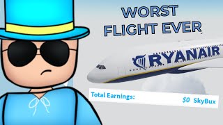 Is this THE WORST FLIGHT EVER in Roblox Cabin Crew Simulator [upl. by Valina]