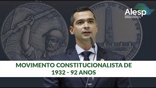 Aniversário do Movimento Constitucionalista de 1932 com a outorga da Medalha da Constituição [upl. by Neltiak]