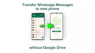 How To Transfer WhatsApp Messages Chats to New Android Phone without Google Drive Free and Fast [upl. by Gurias]