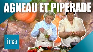 Navarin dagneau sauce piperade de Maïté 🫑  INA Les Recettes Vintage [upl. by Ekalb]