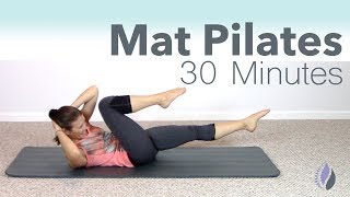 30 Minute Mat Pilates Workout [upl. by Osric651]