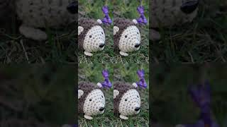 Crochet hedgehog free crochet video pattern crochet amigurumi [upl. by Balch]