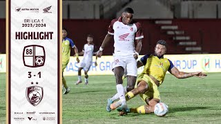 Liga1  PS Barito Putera v PSM Makassar 31  Allona PSM [upl. by Kcirddet]