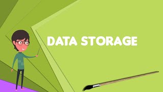 What is Data storage Explain Data storage Define Data storage Meaning of Data storage [upl. by Lizned]