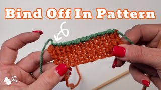 How to Bind Off in Pattern for Any Knitting Project Master the Perfect Finish [upl. by Dyane649]