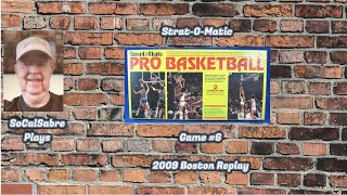 StratOMatic Basketball  2009 Boston Replay  Game 6 [upl. by Enicul414]