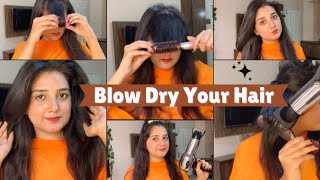 How to blow dry your hair at home blowdryer blowdryhair [upl. by Eissirhc823]