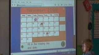 Morning Meeting using the SMART Board Part 1 [upl. by Audrie]