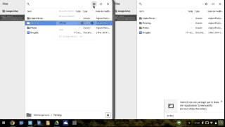 Gestion multifenêtre de lexplorateur de fichier sous chromebook [upl. by Yetnruoc]