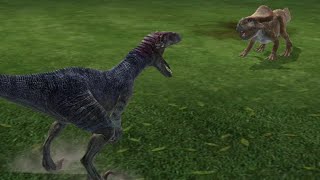 Atrocimoloch and Tyrannometrodon vs Protoceratops at the event  Jurassic WorldAlive Ep1923 [upl. by Eniamrahs832]