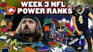 Very HONEST NFL Power Rankings Week 3 [upl. by Lupe]