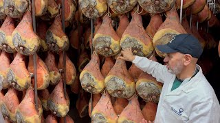 Prosciutto di Parma Production Tour  Parma Italy [upl. by Eissalc]