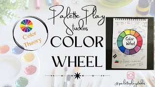 Color Wheel  Watercolor Painting  Art  How to paint Step by Step Color Wheel  Color Theory [upl. by Saunderson]