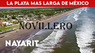 Playa quotNovilleroquot es la playa mas larga de México y una de las 5 mas largas del mundo [upl. by Frederic836]