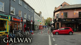 Walking in Galway  Irelands Cultural Heart  City Ambience [upl. by Namyw]