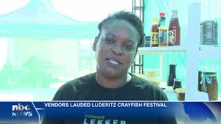 Vendors lauded Luderitz Crayfish Festival  nbc [upl. by Anuahsed130]