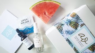 Art of Organics July 2016 Unboxing  Review  NourishedBeauty [upl. by Aivirt]