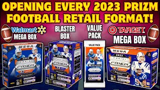 OPENING EVERY PRIZM FOOTBALL RETAIL FORMAT 🏈 WHICH IS THE BEST🤔🔥 [upl. by Tarttan]