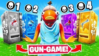 VENDING Machine GUN GAME NEW Game mode in Fortnite Battle Royale [upl. by Elita]