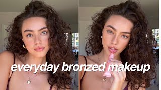 Daily Bronzed amp Glowy Makeup Routine 2024 [upl. by Dyoll]