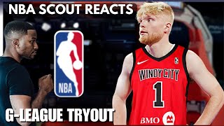 NBA Scout Reacts To Tristan Jass GLeague Tryout [upl. by Ruella340]