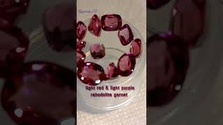 Red rahodolite garnet amp light purple millionaire​ millionairemindset​ millionairelifestyle afg [upl. by Blumenfeld614]