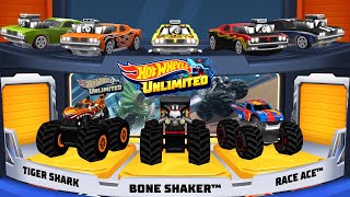 HOT WHEELS UNLIMITED 2  Monster Trucks Vs Rodger Dodger In Mega Wrex [upl. by Welsh192]