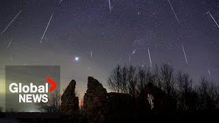 Geminid meteor shower to peak midDecember quotMustsee eventquot [upl. by Issie830]