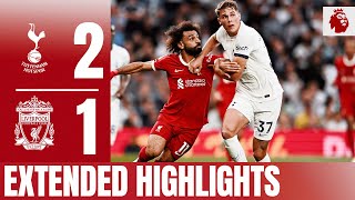 EXTENDED HIGHLIGHTS Nineman LFC defeated by lastminute own goal  Tottenham 21 Liverpool [upl. by Gitt]