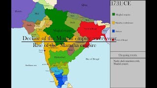 Decline of the Mughal Empire Every Year [upl. by Brnaba]