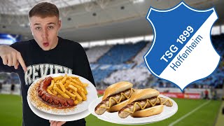 STADIONESSEN und STIMMUNG in HOFFENHEIM testen🍔 TSG HOFFENHEIM Stadion Vlog [upl. by Sherye]