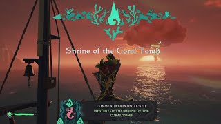 Shrine of The Coral Tomb Full Guide and its SECRETS Sea of Thieves [upl. by Korten]