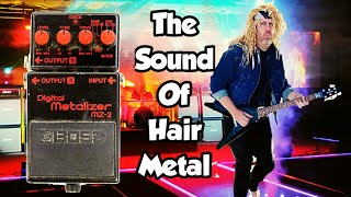 Boss Digital Metalizer MZ2  Hair Metal In A Box Pedal  With My Harley Benton Fusion II [upl. by Leizahaj753]