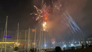 NAPOLI CAPODANNO 2024 FUOCHI D’ARTIFICIO SHOW Napoli capodanno [upl. by Caplan]