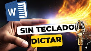 Como Dictar por VOZ en WORD 🔥YA NO USES TECLADO🔥 Ahorra tiempo [upl. by Otreblaug]