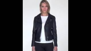 Veste en cuir Oakwood pour Femme  Glass 2 Marine [upl. by Rahman]