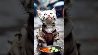 Crying Cute Cats aicat aivideo meow cat shorts sadcat [upl. by Herman159]