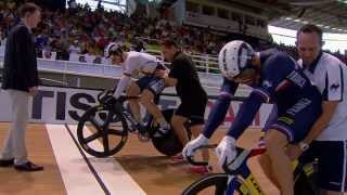 Mens Sprint Final  2014 UCI Track Worlds [upl. by Majka]